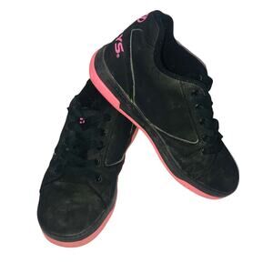 Heelys Girls Youth Skate Shoes Black Pink Size 4Y